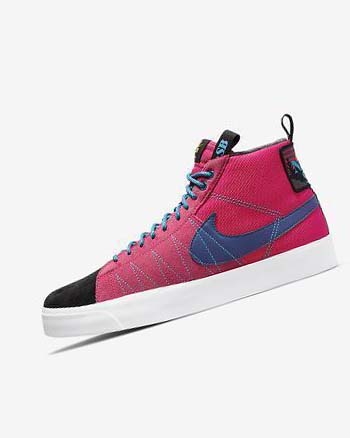 Nike SB Zoom Blazer Mid PRM Rosas Azules Azul Rey Oscuro Azules | MX 4707